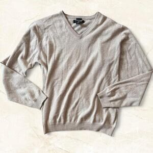 Pronto Uomo Cream 100% Cashmere sweater Size XXL